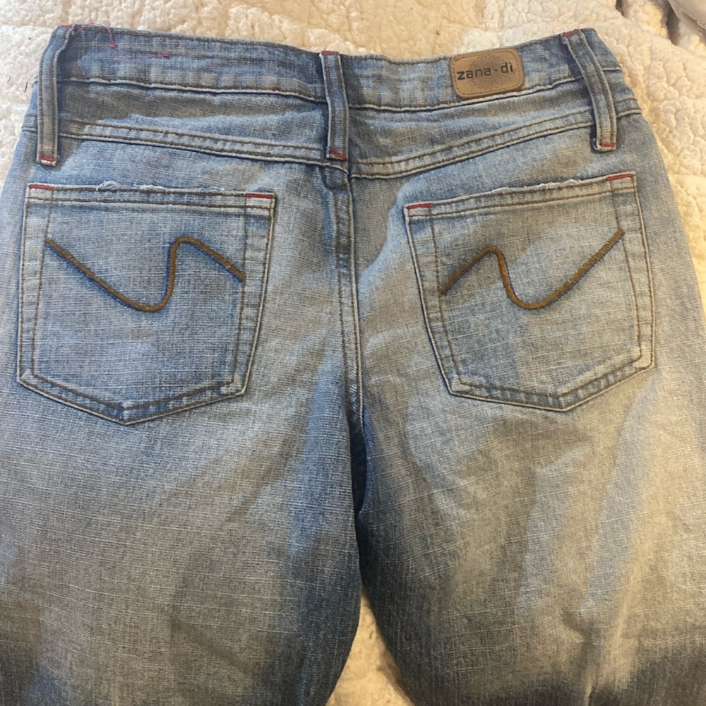 VINTAGE Zana Di Y2K ombré jeans Low Rise Size 6 Boho